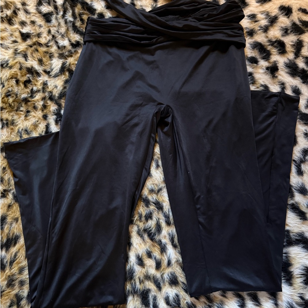 Oh Polly Black flare Pants
